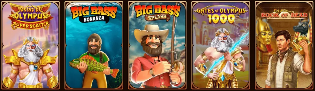 Een uitgebreide selectie spellen Wild Robin Casino